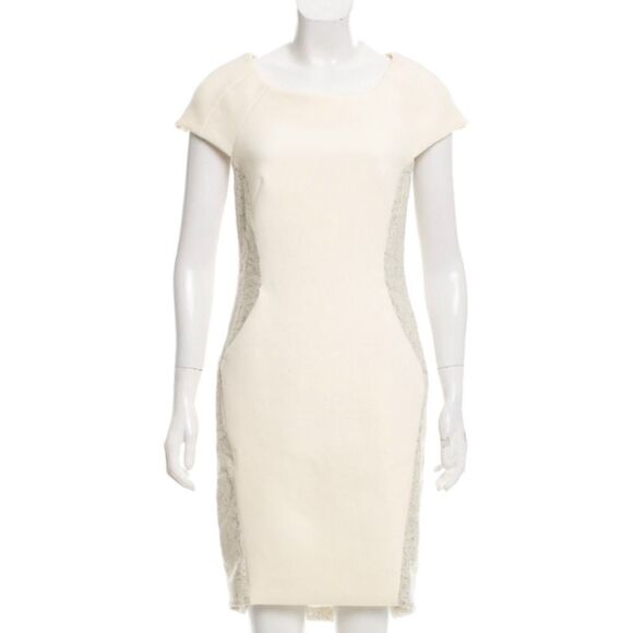 Rag and Bone Cream Sheath Dress with Pockets - Picture 3 of 16